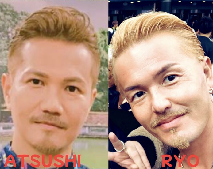 ATSUSHIとRYOの比較